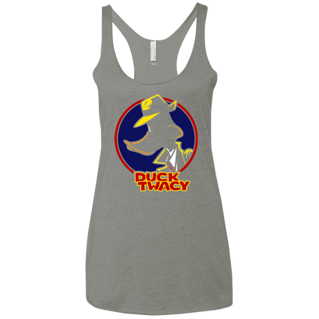 T-Shirts Venetian Grey / X-Small Duck Twacy Women's Triblend Racerback Tank