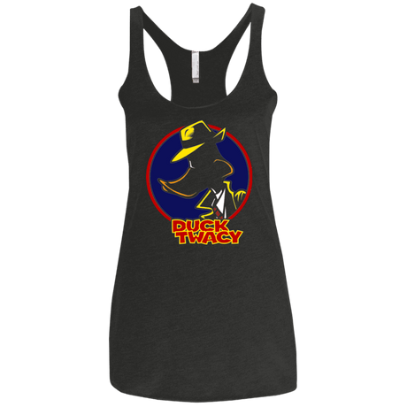 T-Shirts Vintage Black / X-Small Duck Twacy Women's Triblend Racerback Tank