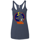 T-Shirts Vintage Navy / X-Small Duck Twacy Women's Triblend Racerback Tank