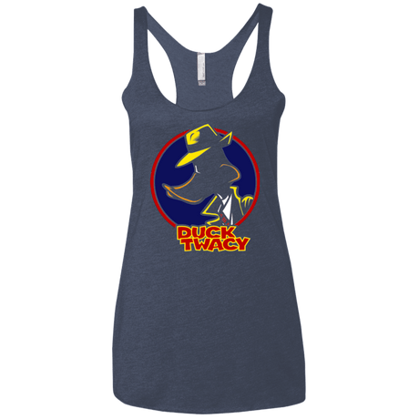 T-Shirts Vintage Navy / X-Small Duck Twacy Women's Triblend Racerback Tank