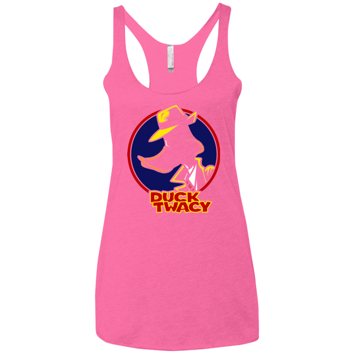T-Shirts Vintage Pink / X-Small Duck Twacy Women's Triblend Racerback Tank