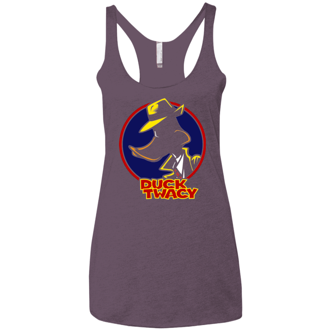 T-Shirts Vintage Purple / X-Small Duck Twacy Women's Triblend Racerback Tank