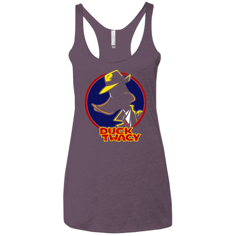 T-Shirts Vintage Purple / X-Small Duck Twacy Women's Triblend Racerback Tank