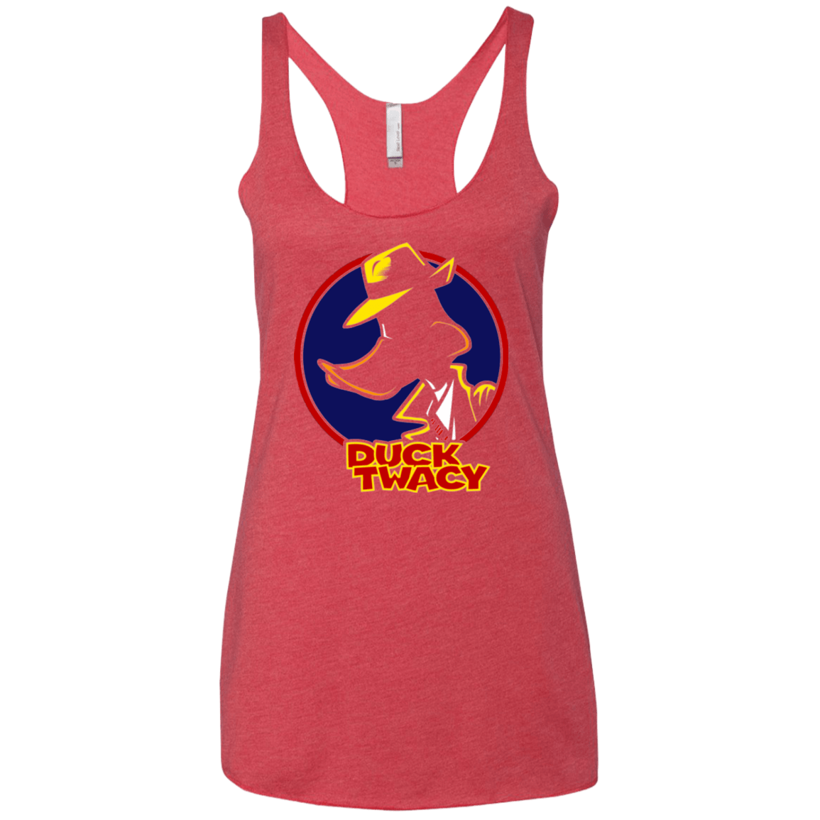 T-Shirts Vintage Red / X-Small Duck Twacy Women's Triblend Racerback Tank