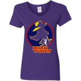 T-Shirts Purple / S Duck Twacy Women's V-Neck T-Shirt