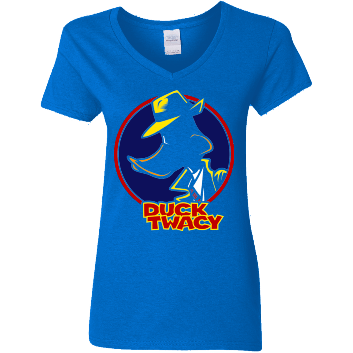 T-Shirts Royal / S Duck Twacy Women's V-Neck T-Shirt