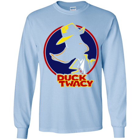 T-Shirts Light Blue / YS Duck Twacy Youth Long Sleeve T-Shirt