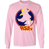 T-Shirts Light Pink / YS Duck Twacy Youth Long Sleeve T-Shirt