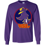 T-Shirts Purple / YS Duck Twacy Youth Long Sleeve T-Shirt