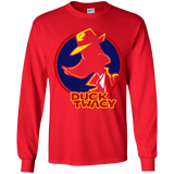 T-Shirts Red / YS Duck Twacy Youth Long Sleeve T-Shirt