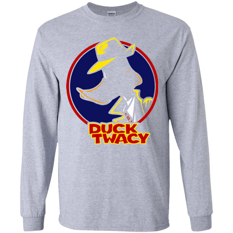 T-Shirts Sport Grey / YS Duck Twacy Youth Long Sleeve T-Shirt