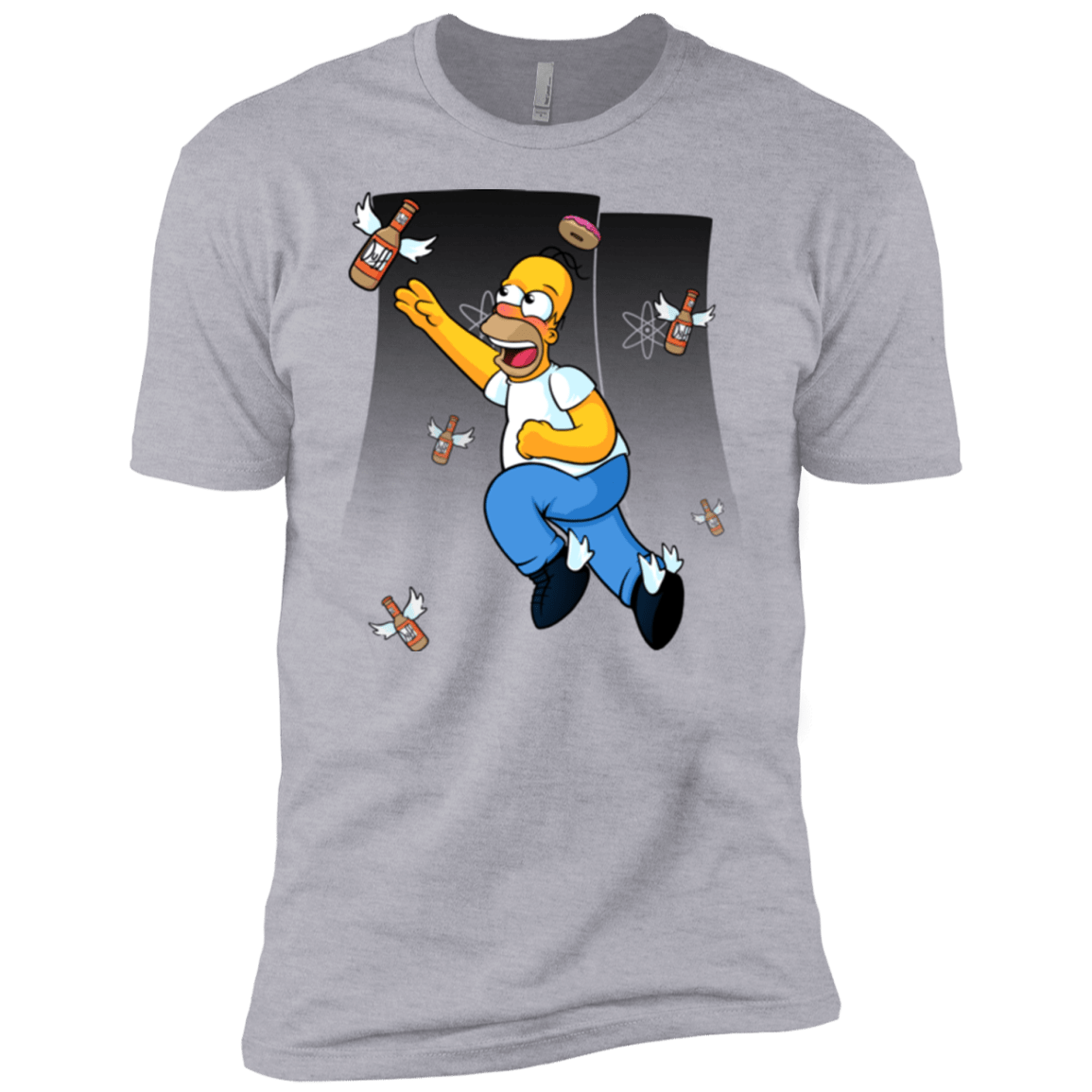 T-Shirts Heather Grey / YXS Duff Gives Wings Boys Premium T-Shirt