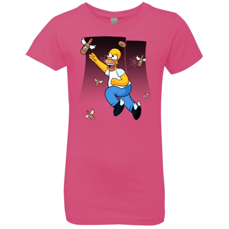 T-Shirts Hot Pink / YXS Duff Gives Wings Girls Premium T-Shirt