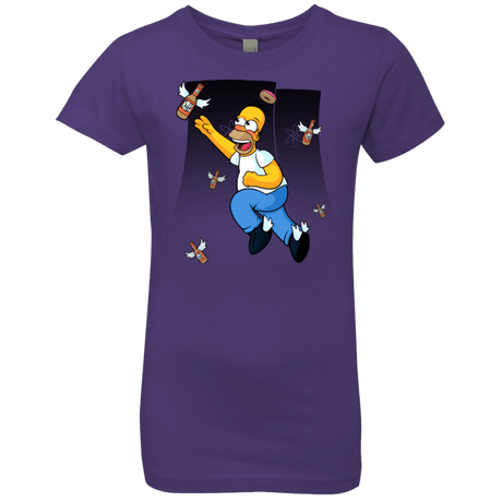 T-Shirts Purple Rush / YXS Duff Gives Wings Girls Premium T-Shirt