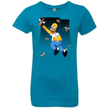 T-Shirts Turquoise / YXS Duff Gives Wings Girls Premium T-Shirt