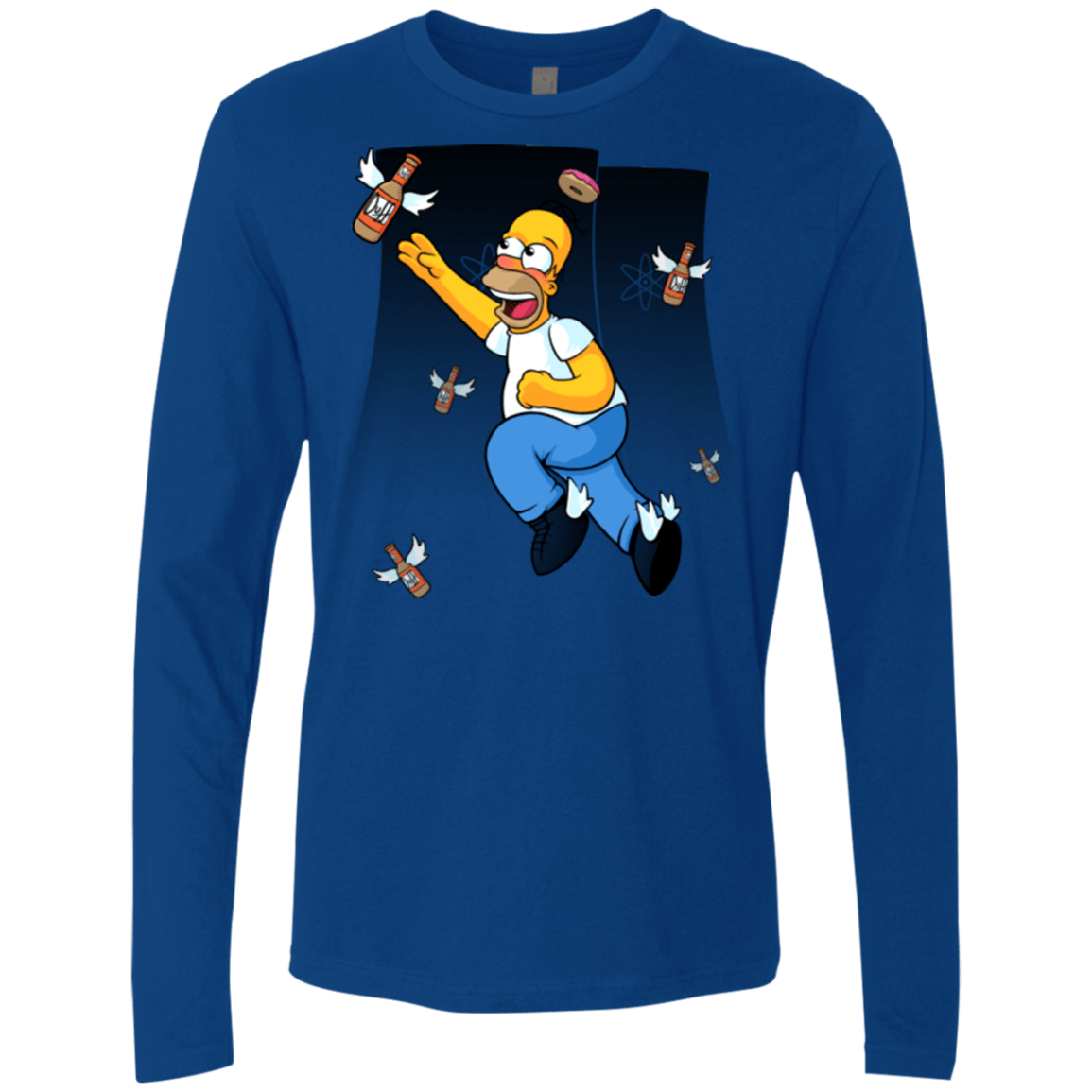 Duff Gives Wings Men's Premium Long Sleeve