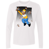 T-Shirts White / Small Duff Gives Wings Men's Premium Long Sleeve