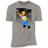 T-Shirts Light Grey / X-Small Duff Gives Wings Men's Premium T-Shirt