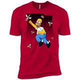 T-Shirts Red / X-Small Duff Gives Wings Men's Premium T-Shirt