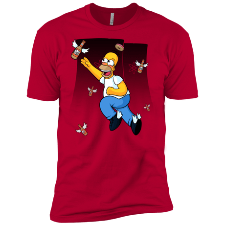 T-Shirts Red / X-Small Duff Gives Wings Men's Premium T-Shirt