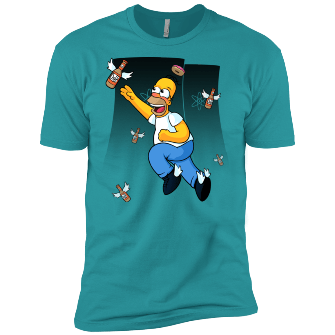 T-Shirts Tahiti Blue / X-Small Duff Gives Wings Men's Premium T-Shirt