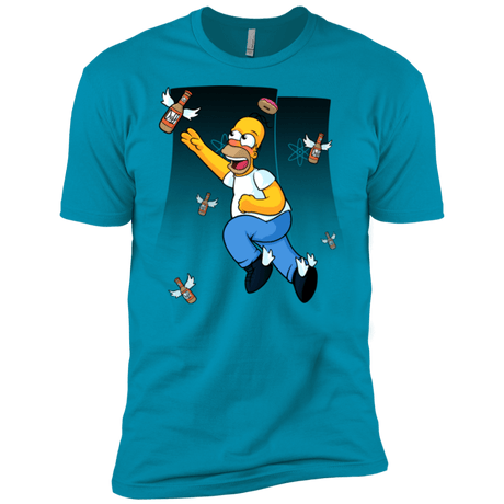 T-Shirts Turquoise / X-Small Duff Gives Wings Men's Premium T-Shirt