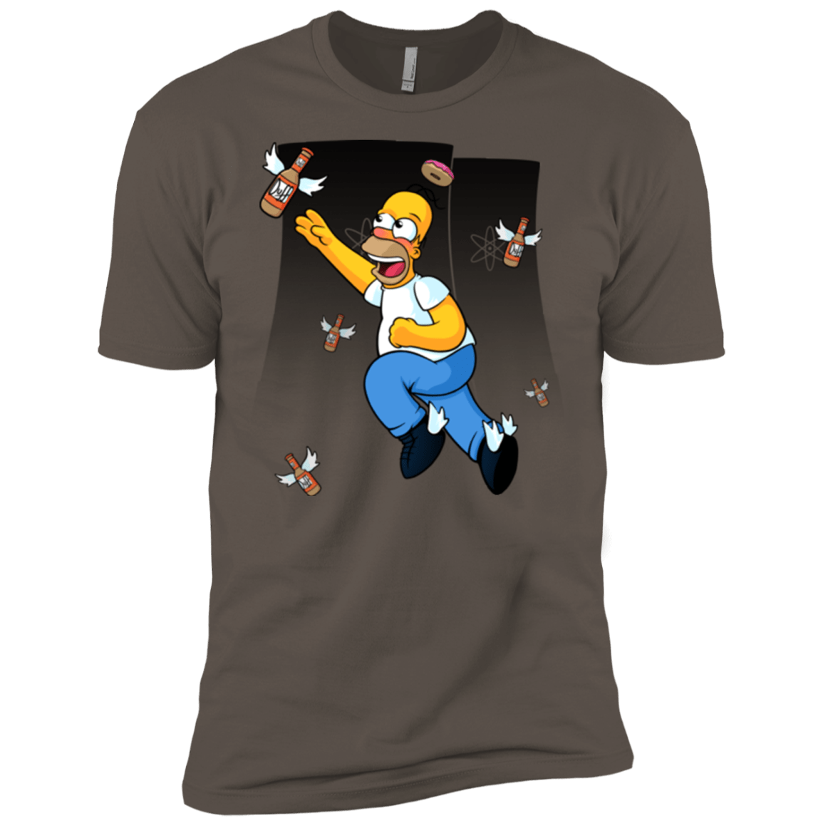 T-Shirts Warm Grey / X-Small Duff Gives Wings Men's Premium T-Shirt