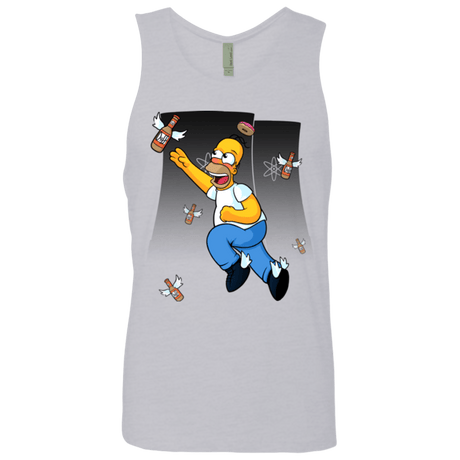 T-Shirts Heather Grey / Small Duff Gives Wings Men's Premium Tank Top