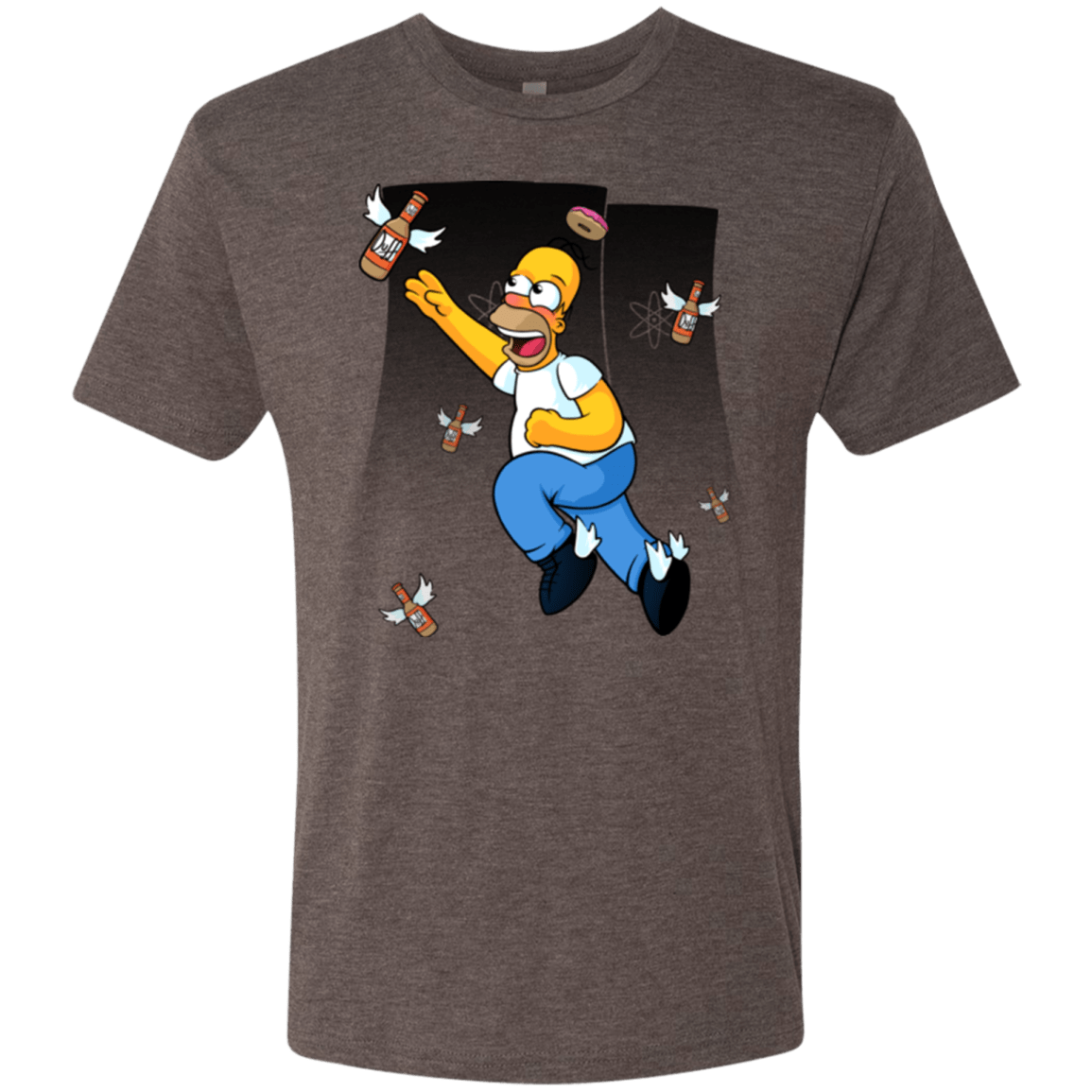 T-Shirts Macchiato / Small Duff Gives Wings Men's Triblend T-Shirt