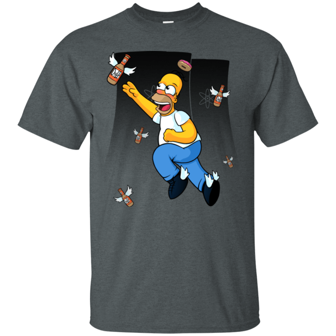 T-Shirts Dark Heather / Small Duff Gives Wings T-Shirt