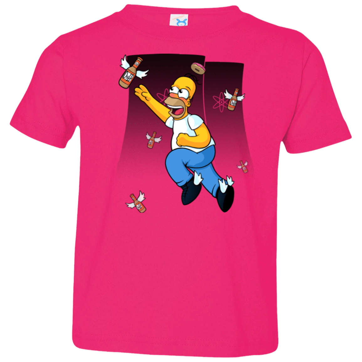 T-Shirts Hot Pink / 2T Duff Gives Wings Toddler Premium T-Shirt