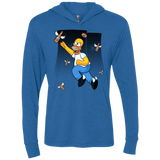 T-Shirts Vintage Royal / X-Small Duff Gives Wings Triblend Long Sleeve Hoodie Tee