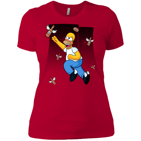 T-Shirts Red / X-Small Duff Gives Wings Women's Premium T-Shirt