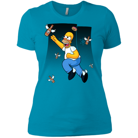 T-Shirts Turquoise / X-Small Duff Gives Wings Women's Premium T-Shirt