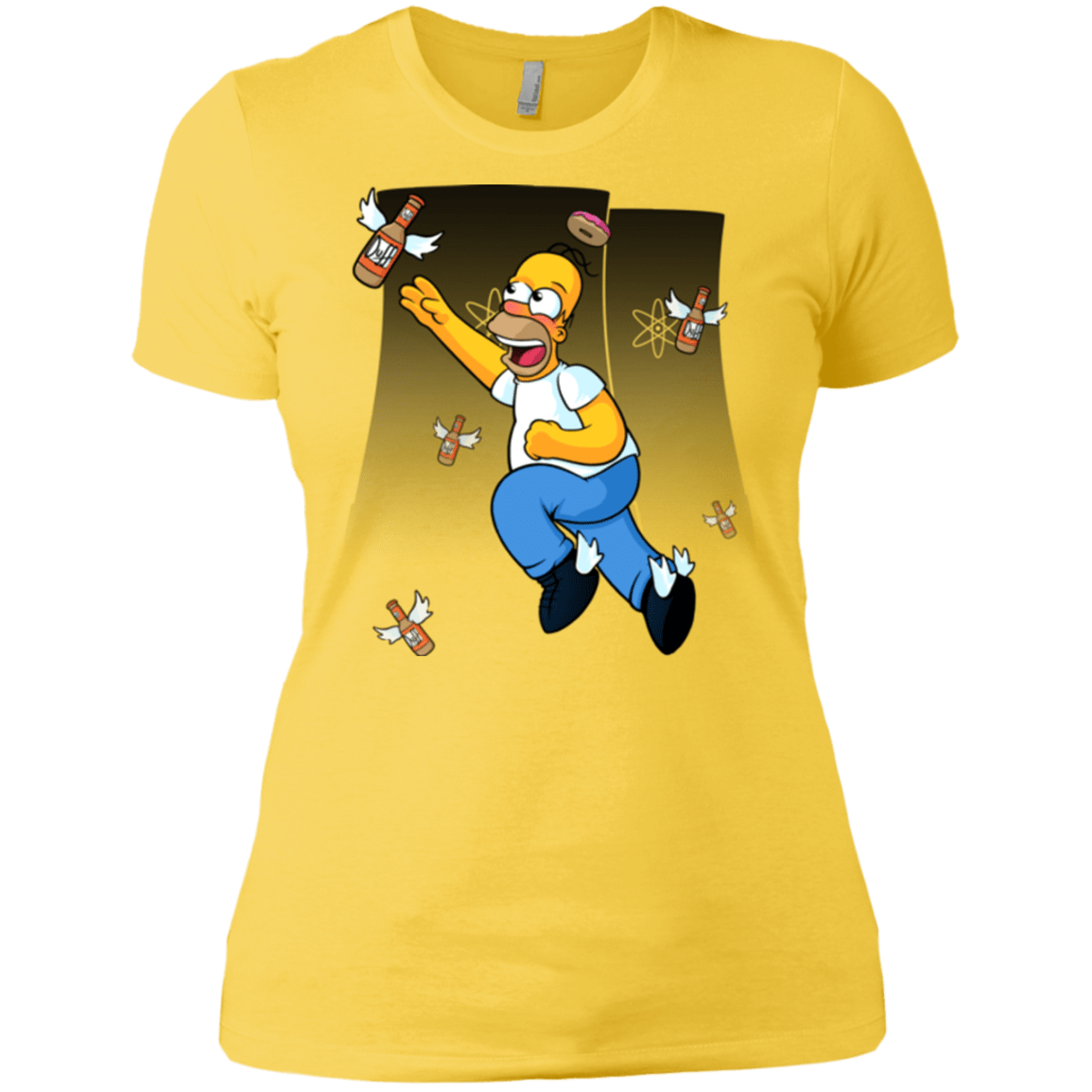 T-Shirts Vibrant Yellow / X-Small Duff Gives Wings Women's Premium T-Shirt