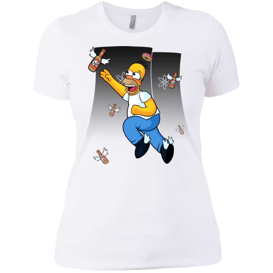T-Shirts White / X-Small Duff Gives Wings Women's Premium T-Shirt