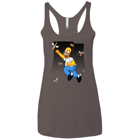 T-Shirts Macchiato / X-Small Duff Gives Wings Women's Triblend Racerback Tank