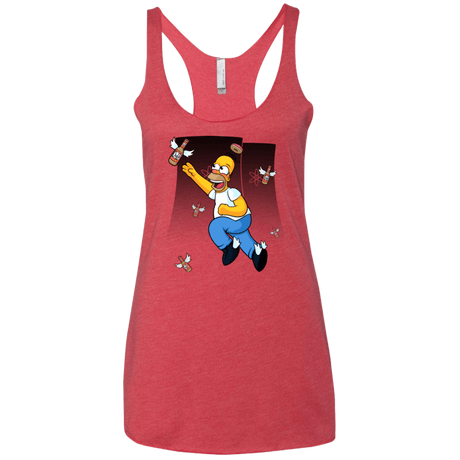 T-Shirts Vintage Red / X-Small Duff Gives Wings Women's Triblend Racerback Tank