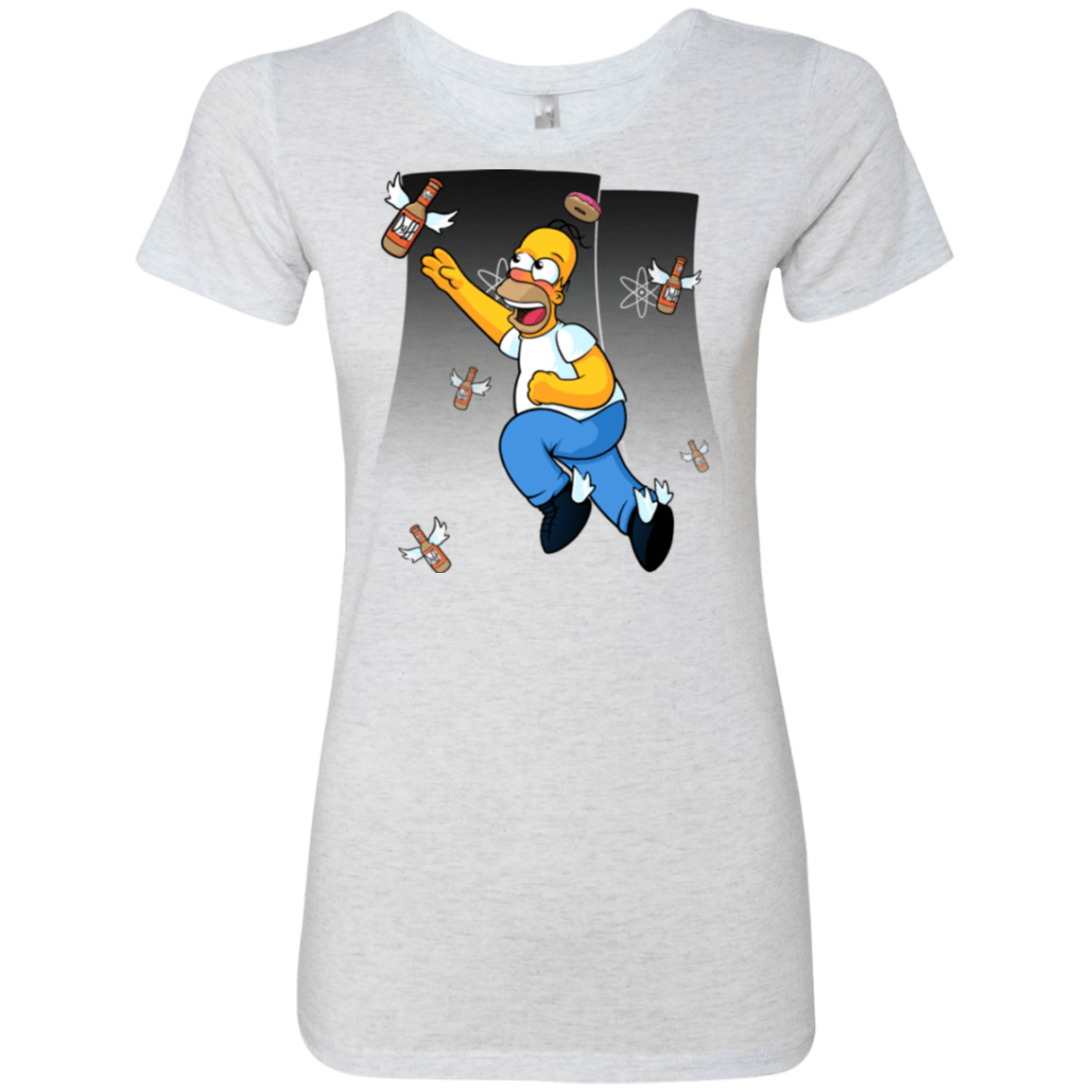 T-Shirts Heather White / Small Duff Gives Wings Women's Triblend T-Shirt