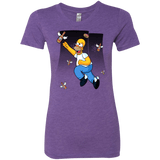 T-Shirts Purple Rush / Small Duff Gives Wings Women's Triblend T-Shirt