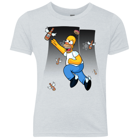 T-Shirts Heather White / YXS Duff Gives Wings Youth Triblend T-Shirt