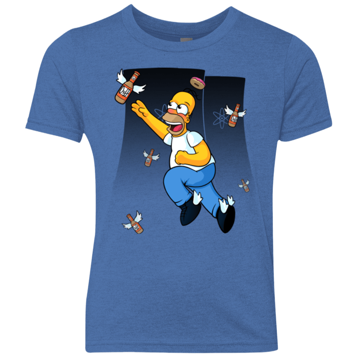 T-Shirts Vintage Royal / YXS Duff Gives Wings Youth Triblend T-Shirt