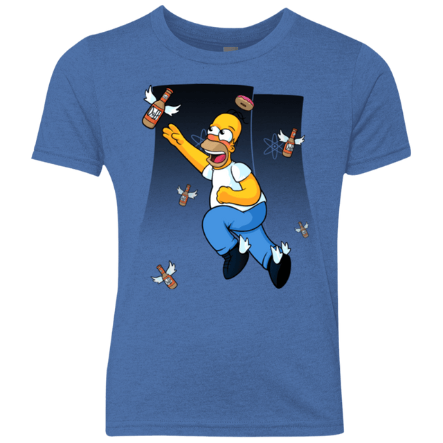 T-Shirts Vintage Royal / YXS Duff Gives Wings Youth Triblend T-Shirt