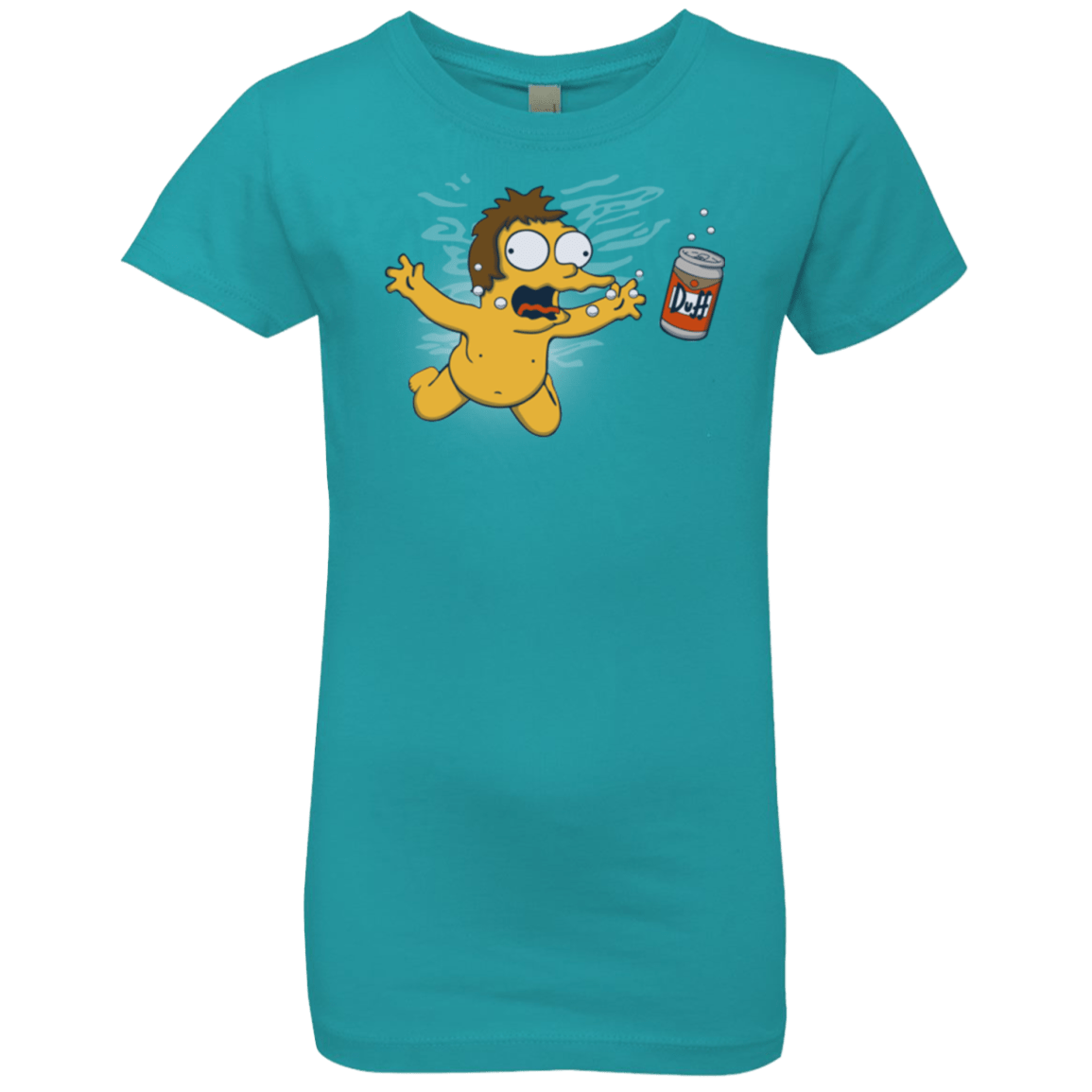 T-Shirts Tahiti Blue / YXS Duffmind Girls Premium T-Shirt