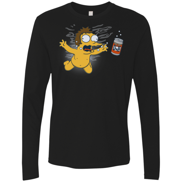 T-Shirts Black / Small Duffmind Men's Premium Long Sleeve