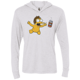 T-Shirts Heather White / X-Small Duffmind Triblend Long Sleeve Hoodie Tee