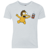 T-Shirts Heather White / YXS Duffmind Youth Triblend T-Shirt