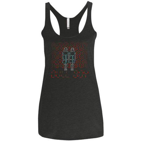 T-Shirts Vintage Black / X-Small Dull Boy Women's Triblend Racerback Tank