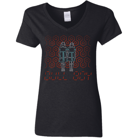 T-Shirts Black / S Dull Boy Women's V-Neck T-Shirt