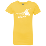 T-Shirts Vibrant Yellow / YXS Dumb Piper Girls Premium T-Shirt